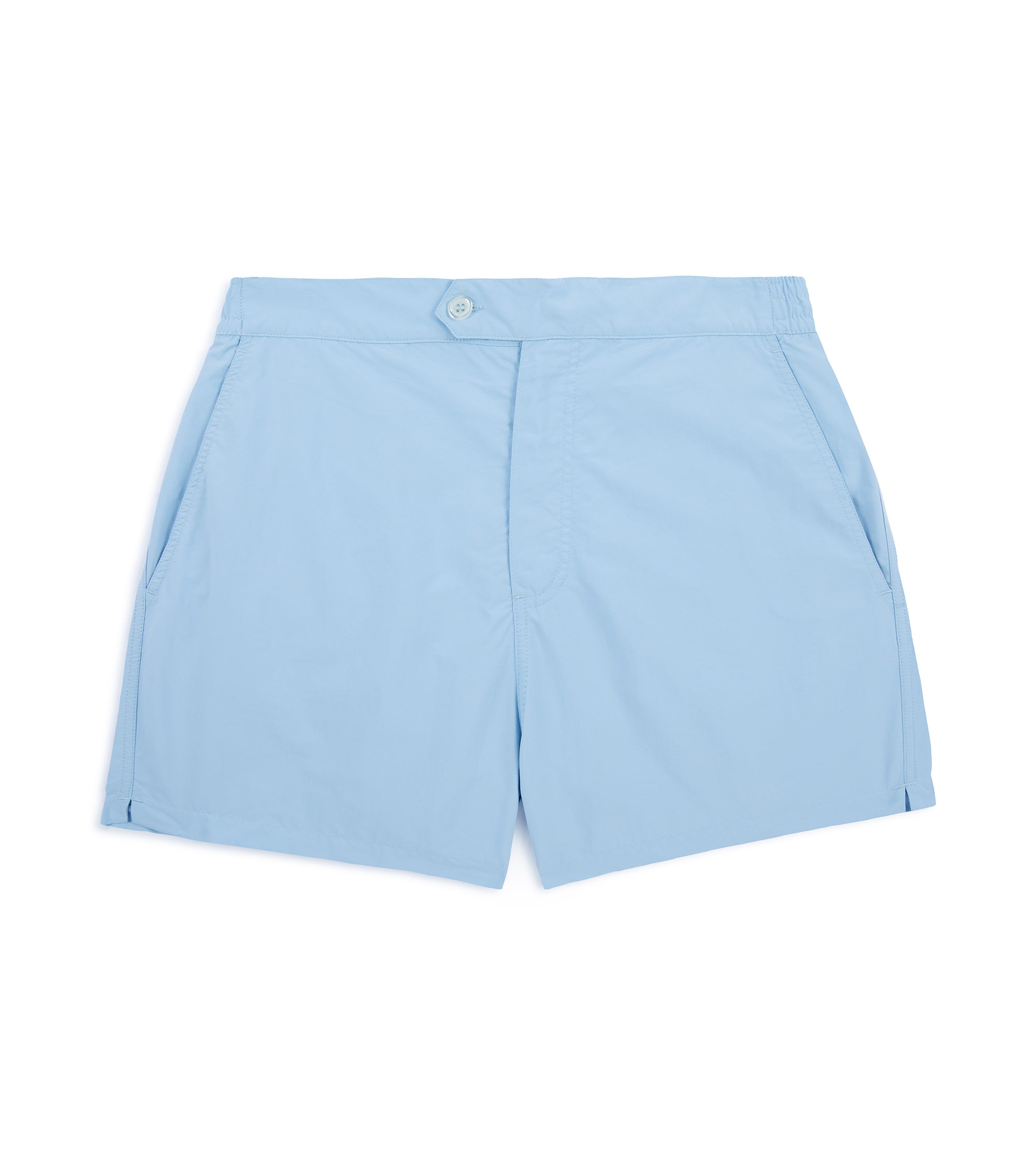 Trunk Foley Swim Shorts: Light Blue