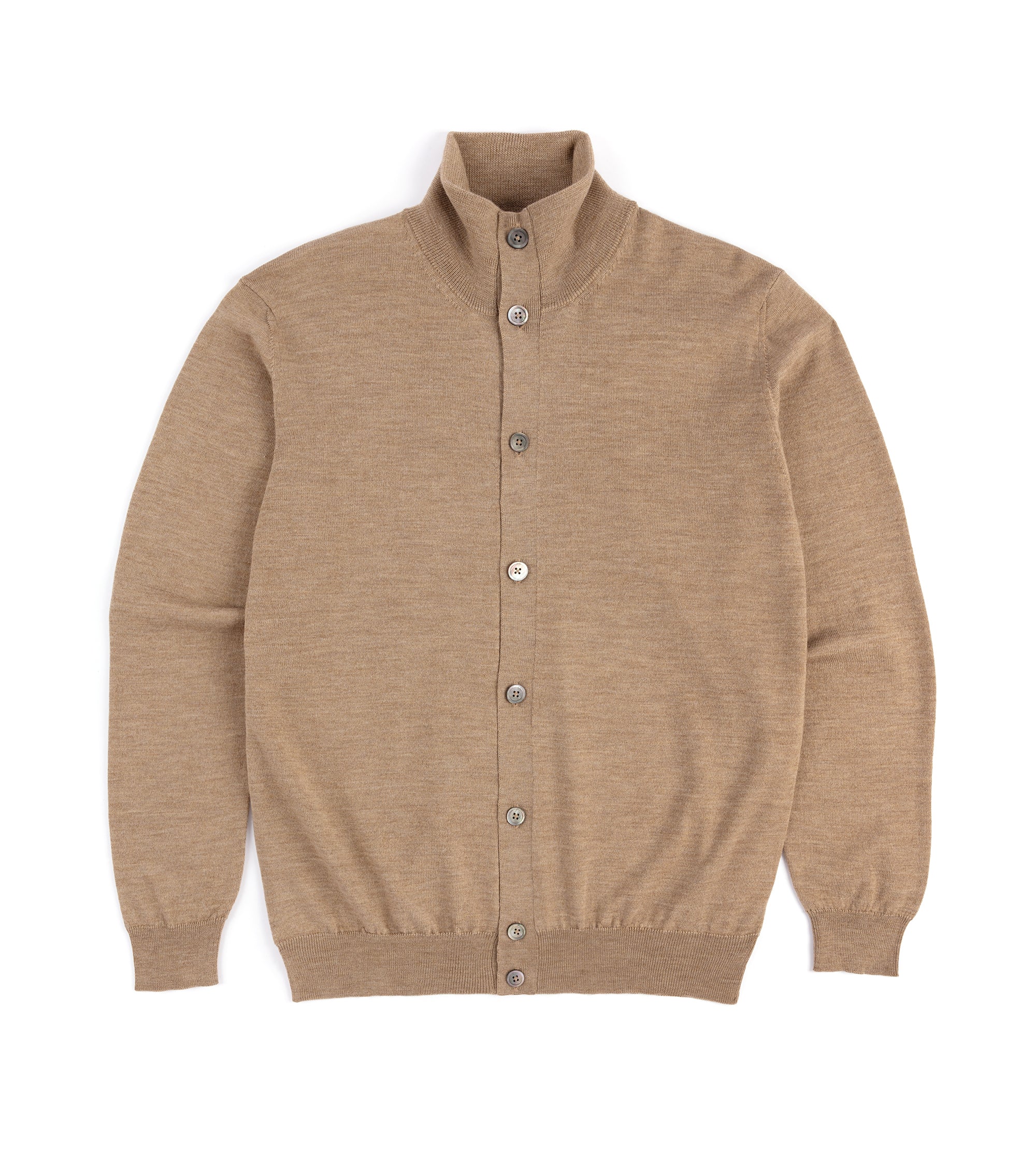 Trunk Stratton Merino Cardigan: Beige