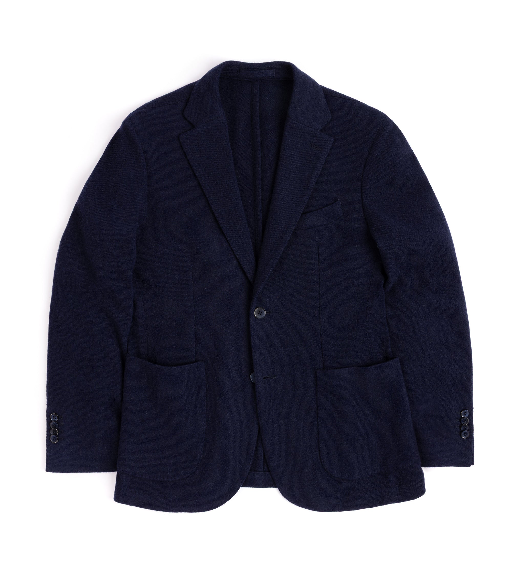 Trunk Walbrook Cashmere Jersey Jacket: Navy