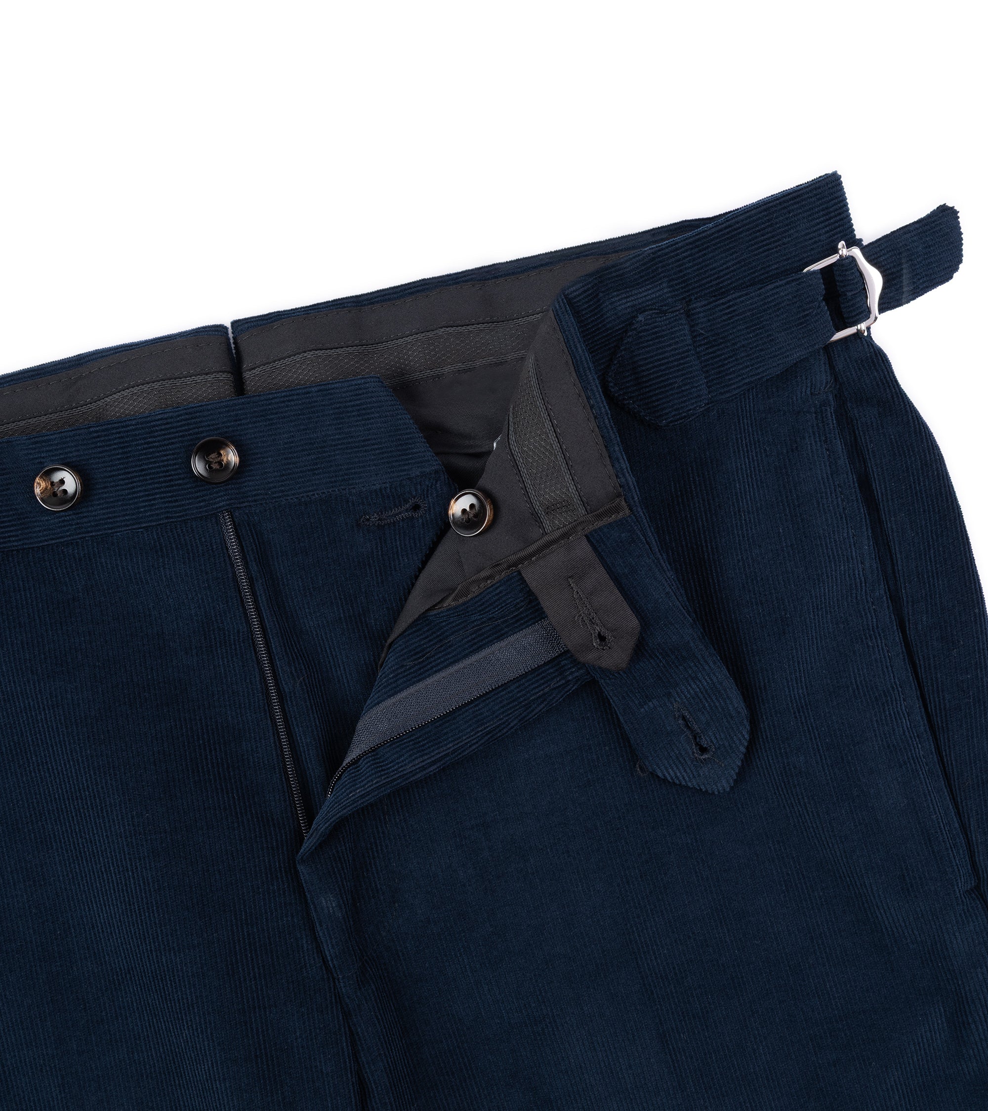 Trunk Walbrook Cotton Corduroy Suit Trousers: Navy