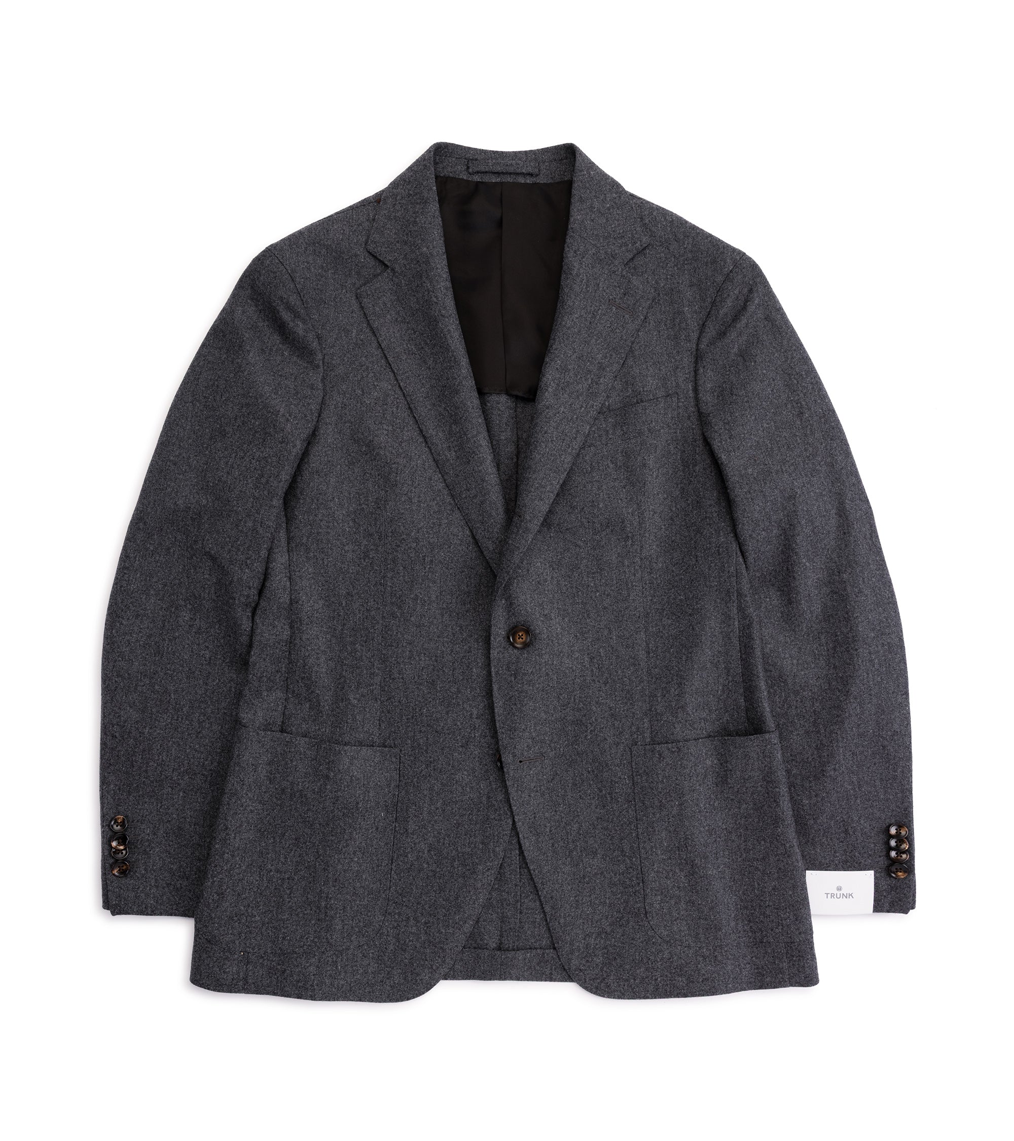 Trunk Walbrook Wool Flannel Suit Jacket: Grey