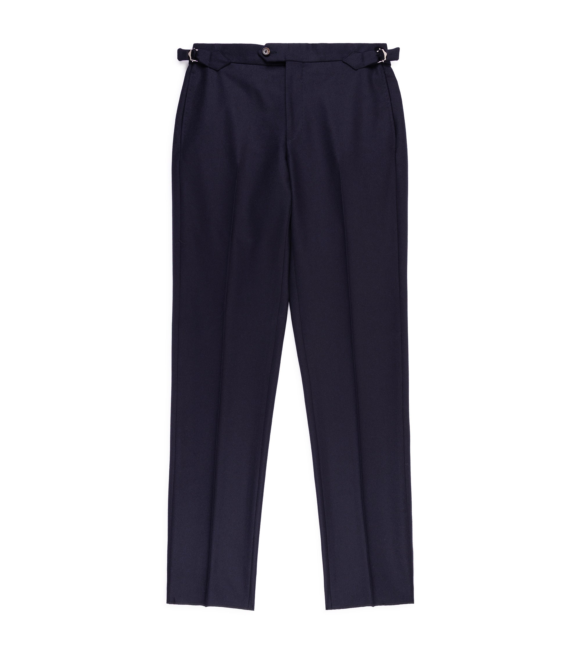 Trunk Walbrook Wool Flannel Suit Trousers: Navy