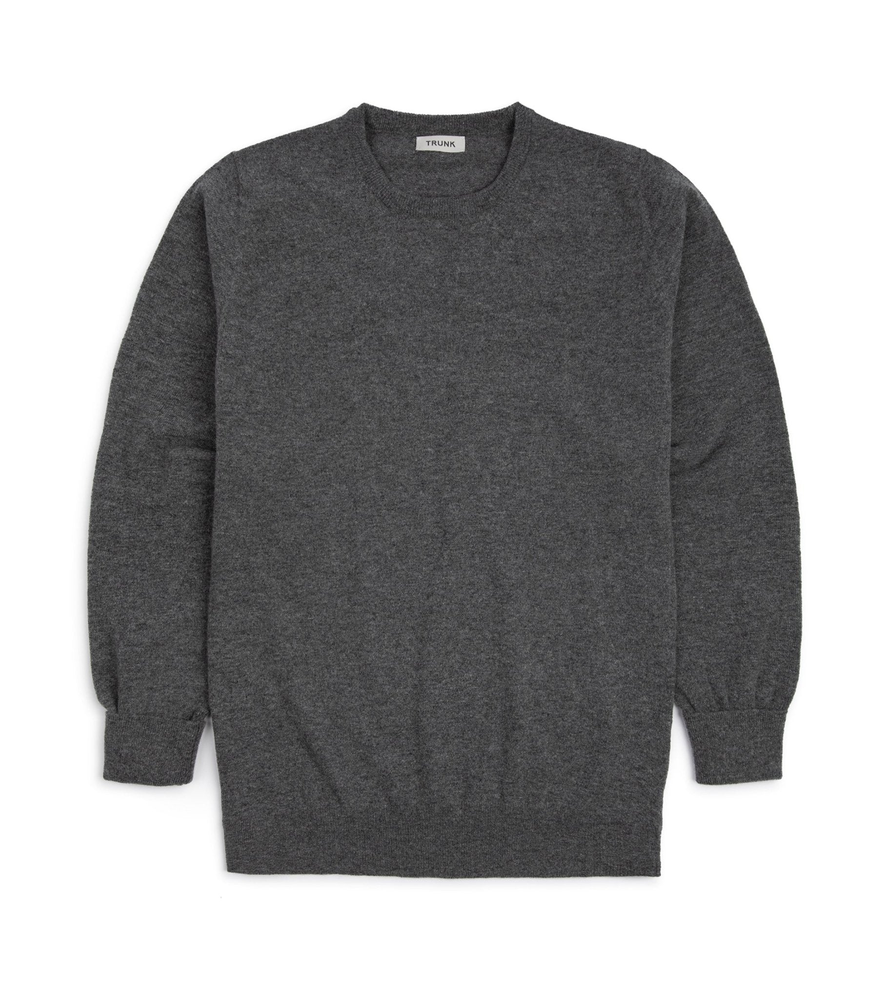 Trunk Walden Geelong Crew Neck Sweater: Grey - Trunk Clothiers