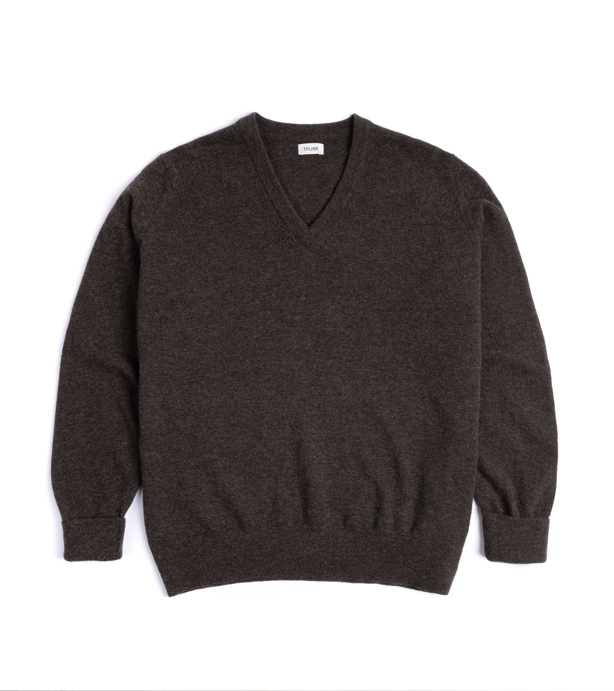 Trunk Walden Geelong V Neck Sweater: Brown